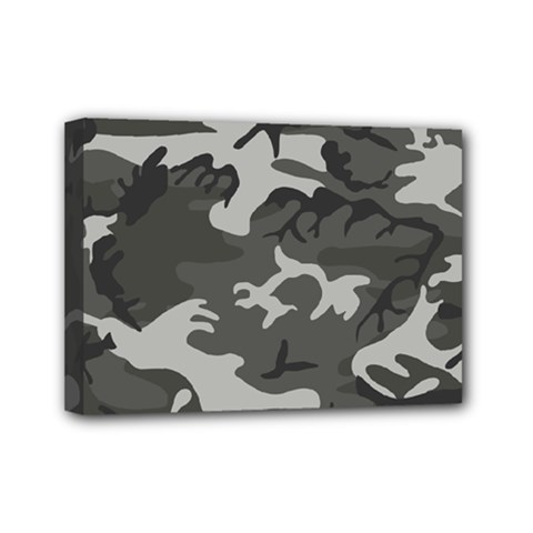 Camouflage Mini Canvas 7  X 5  (stretched) by nateshop