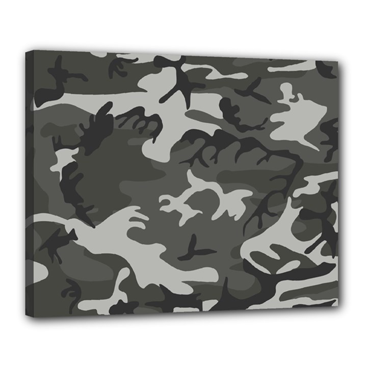 Camouflage Canvas 20  x 16  (Stretched)