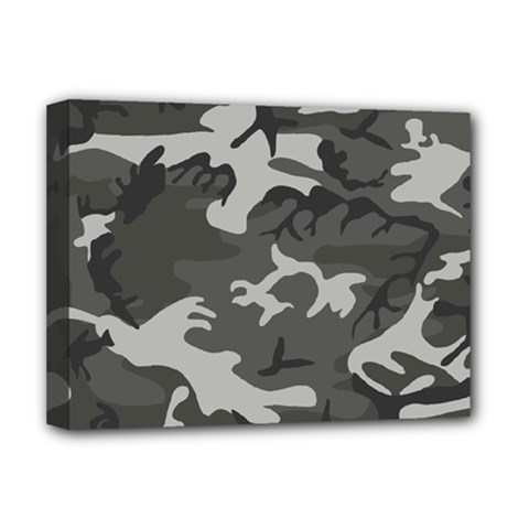 Camouflage Deluxe Canvas 16  X 12  (stretched)  by nateshop