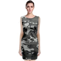 Camouflage Classic Sleeveless Midi Dress by nateshop