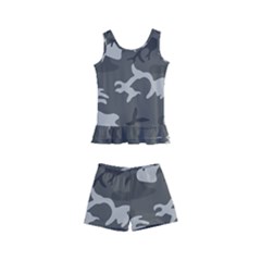 Camouflage Kids  Boyleg Swimsuit by nateshop