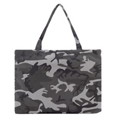 Camouflage Zipper Medium Tote Bag by nateshop