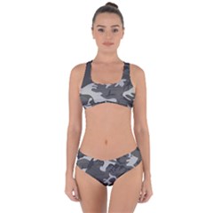 Camouflage Criss Cross Bikini Set by nateshop