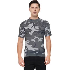 Camouflage Men s Short Sleeve Rash Guard by nateshop