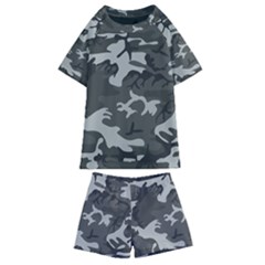 Camouflage Kids  Swim Tee And Shorts Set by nateshop