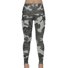 Camouflage Lightweight Velour Classic Yoga Leggings by nateshop