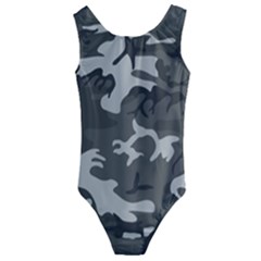 Camouflage Kids  Cut-out Back One Piece Swimsuit by nateshop