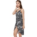 Camouflage Wrap Frill Dress View2