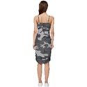 Camouflage Wrap Frill Dress View4