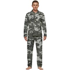 Camouflage Men s Long Sleeve Velvet Pocket Pajamas Set by nateshop