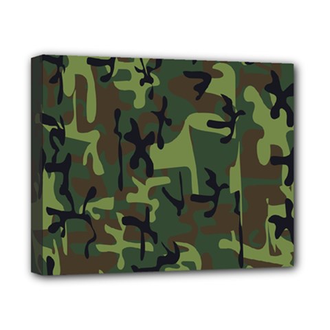 Camouflage-1 Canvas 10  X 8  (stretched) by nateshop