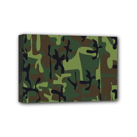 Camouflage-1 Mini Canvas 6  X 4  (stretched) by nateshop