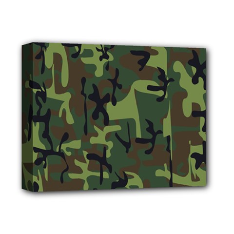 Camouflage-1 Deluxe Canvas 14  X 11  (stretched) by nateshop