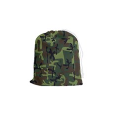 Camouflage-1 Drawstring Pouch (small) by nateshop