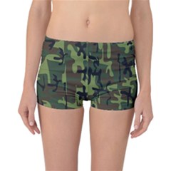 Camouflage-1 Reversible Boyleg Bikini Bottoms by nateshop