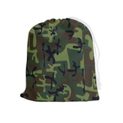 Camouflage-1 Drawstring Pouch (xl) by nateshop