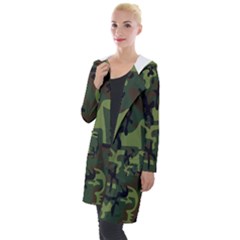 Camouflage-1 Hooded Pocket Cardigan by nateshop