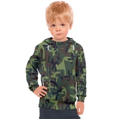 Camouflage-1 Kids  Hooded Pullover by nateshop