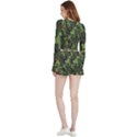 Camouflage-1 Velvet Wrap Crop Top and Shorts Set View2