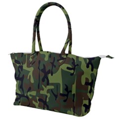 Camouflage-1 Canvas Shoulder Bag by nateshop