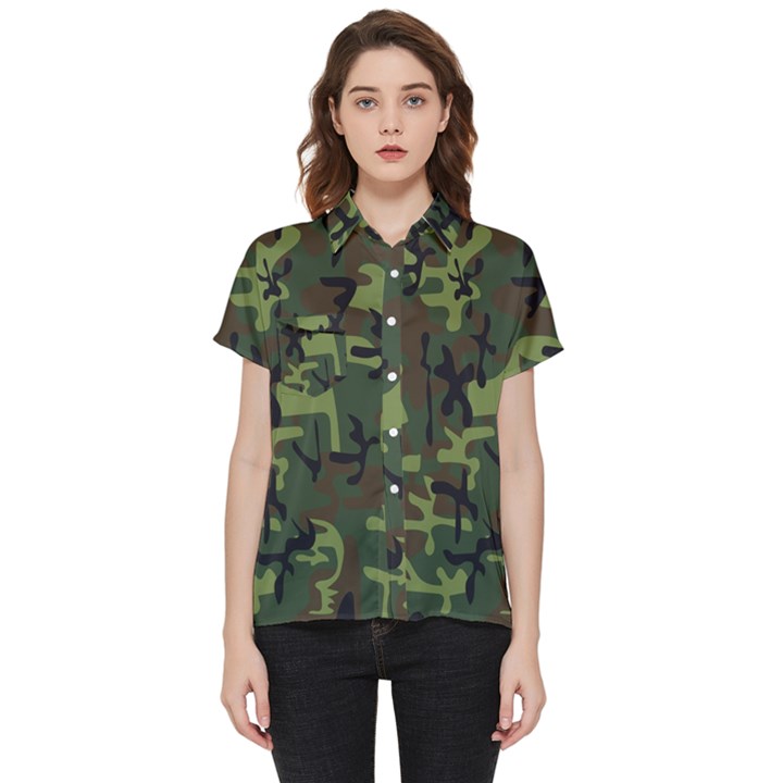 Camouflage-1 Short Sleeve Pocket Shirt