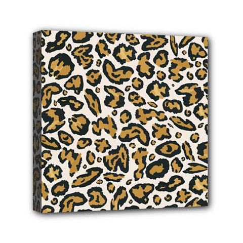 Cheetah Mini Canvas 6  X 6  (stretched) by nateshop