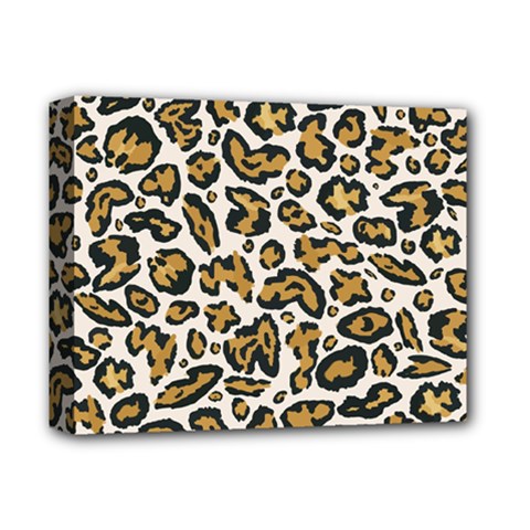 Cheetah Deluxe Canvas 14  X 11  (stretched) by nateshop