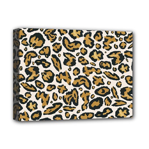 Cheetah Deluxe Canvas 16  X 12  (stretched)  by nateshop