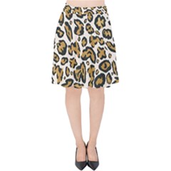 Cheetah Velvet High Waist Skirt by nateshop