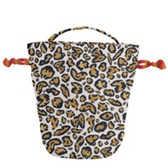 Cheetah Drawstring Bucket Bag by nateshop