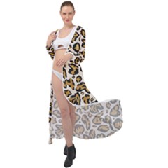 Cheetah Maxi Chiffon Beach Wrap by nateshop