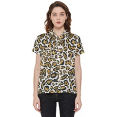 Cheetah Short Sleeve Pocket Shirt by nateshop