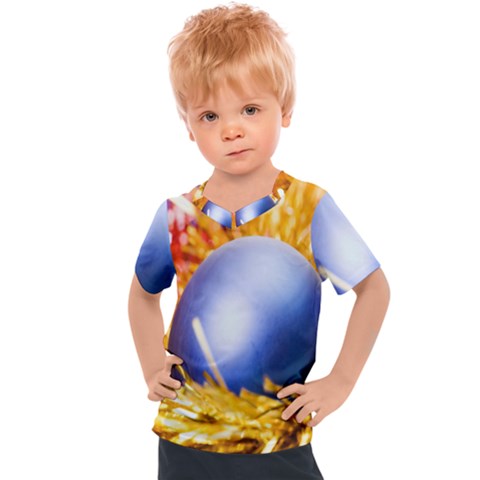 Christmas Decoration 10 Kids  Sports Tee by artworkshop