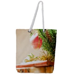 Christmas Decoration 11 Full Print Rope Handle Tote (large) by artworkshop