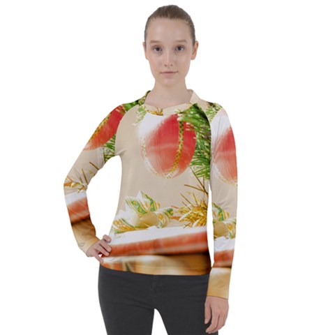 Christmas Decoration 11 Women s Pique Long Sleeve Tee by artworkshop