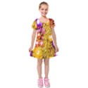 Christmas Decoration Ball 2 Kids  Short Sleeve Velvet Dress View1