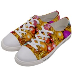 Christmas Decoration Ball 2 Men s Low Top Canvas Sneakers by artworkshop