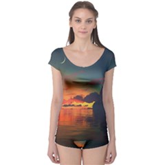 Digital Art Artwork Fantasy Landscape Sky Nature Boyleg Leotard 