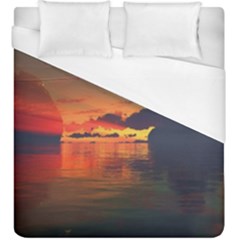 Digital Art Artwork Fantasy Landscape Sky Nature Duvet Cover (King Size)