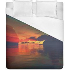 Digital Art Artwork Fantasy Landscape Sky Nature Duvet Cover (California King Size)