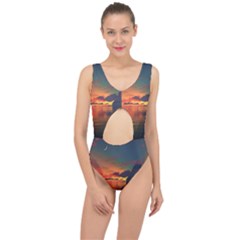 Digital Art Artwork Fantasy Landscape Sky Nature Center Cut Out Swimsuit by danenraven