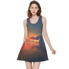 Digital Art Artwork Fantasy Landscape Sky Nature Inside Out Reversible Sleeveless Dress