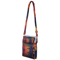 Digital Art Artwork Fantasy Landscape Sky Nature Multi Function Travel Bag