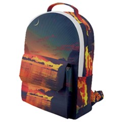 Digital Art Artwork Fantasy Landscape Sky Nature Flap Pocket Backpack (Small)