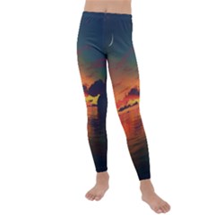 Digital Art Artwork Fantasy Landscape Sky Nature Kids  Lightweight Velour Leggings