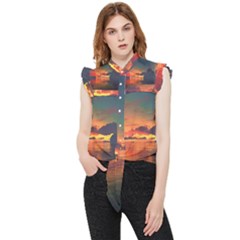 Digital Art Artwork Fantasy Landscape Sky Nature Frill Detail Shirt