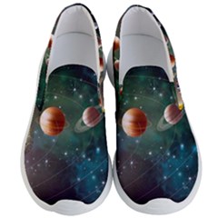 Planet Galaxy Fantasy Men s Lightweight Slip Ons by danenraven