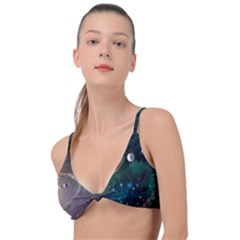 Planet Galaxy Fantasy Knot Up Bikini Top by danenraven