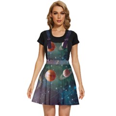 Planet Galaxy Fantasy Apron Dress by danenraven