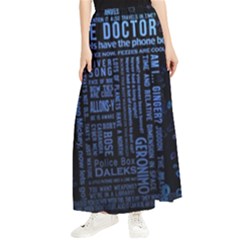 The Doctor Tardis Maxi Chiffon Skirt by danenraven